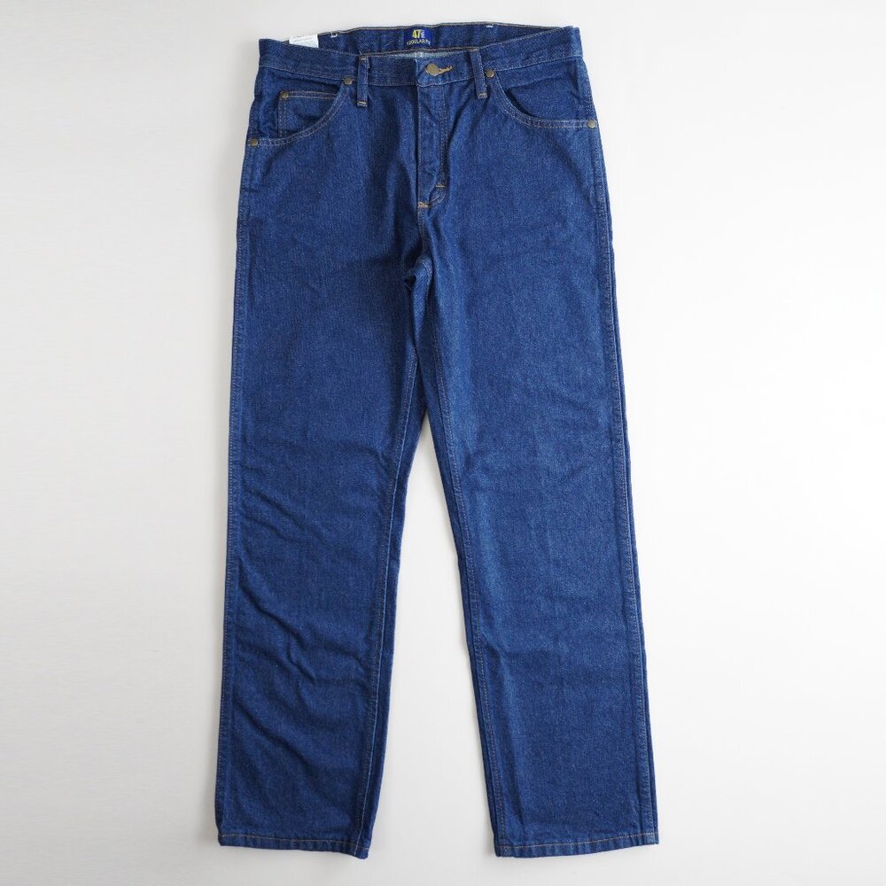 Wrangler 47MWZ Cowboy Cut Jeans Regular Fit Western Dark Wash Mens Size 32x30